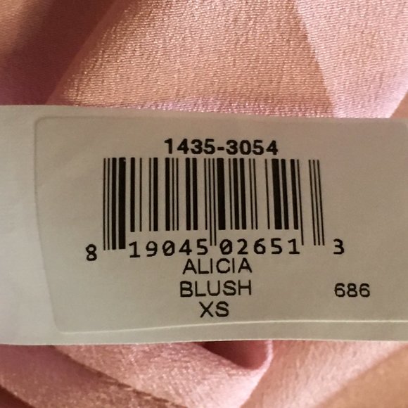 DRESS THE POPULATION "Alicia" Fitted Bodice Chiffon Dress NWOT!! - Picture 12 of 14